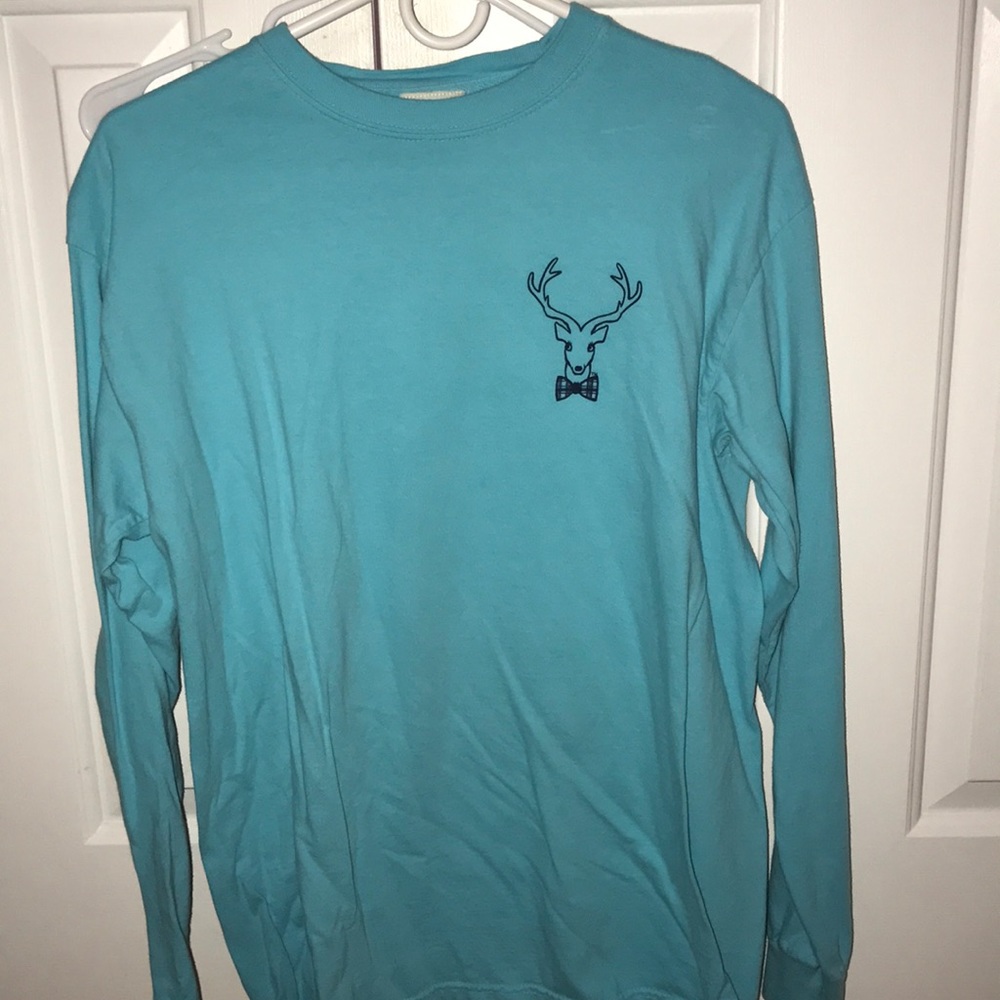 Blue Jadelyn Brooke long sleeve tee